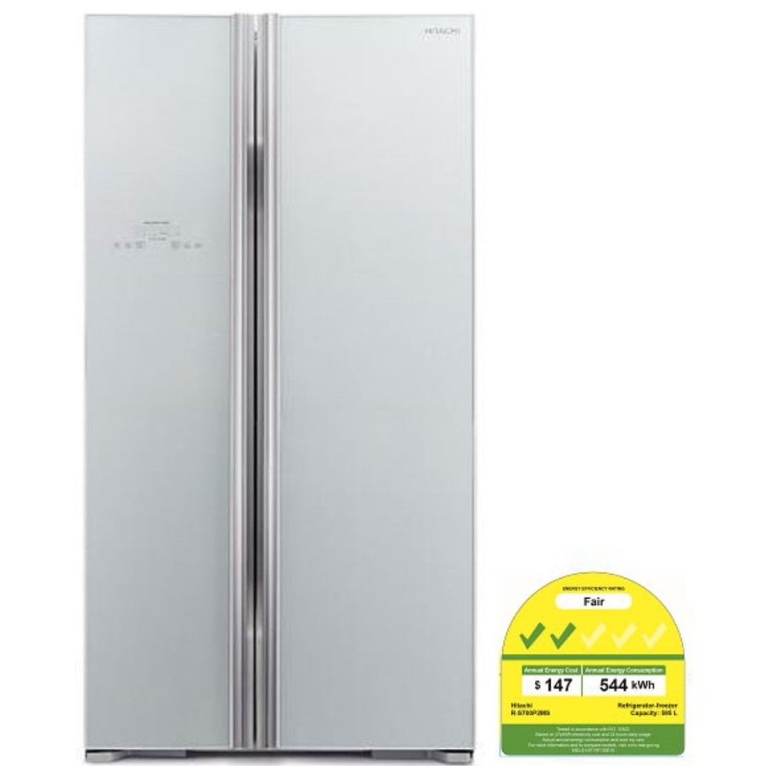 HITACHI 2 DOOR 650L FRIDGE RS700P2MS (38 Discount!), TV & Home
