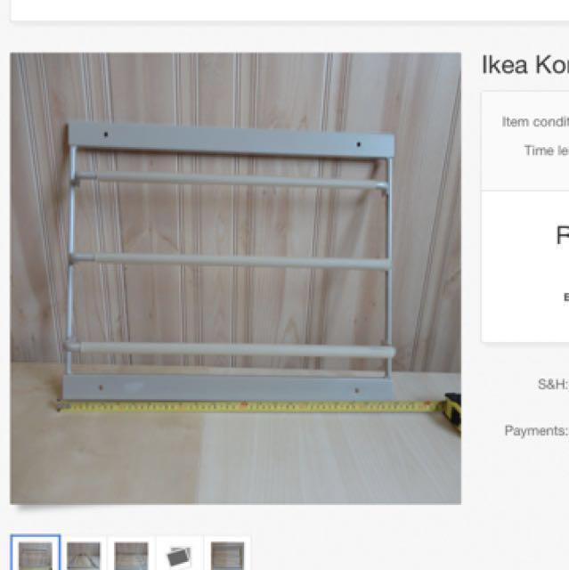 Ikea Komplement Pax 302 071 41 Pull Out Multi Use Hanger Furniture Shelves Drawers On Carousell