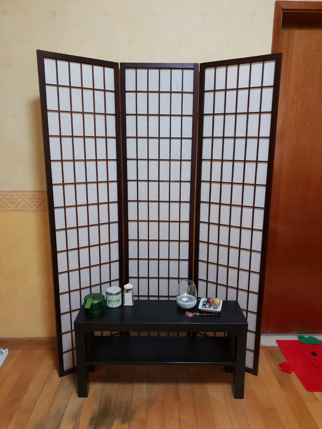 Ikea Slim Tv Console And Japanese Display Divider Furniture Tables Chairs On Carousell 3 attached panels 84 wide, 6' in height.