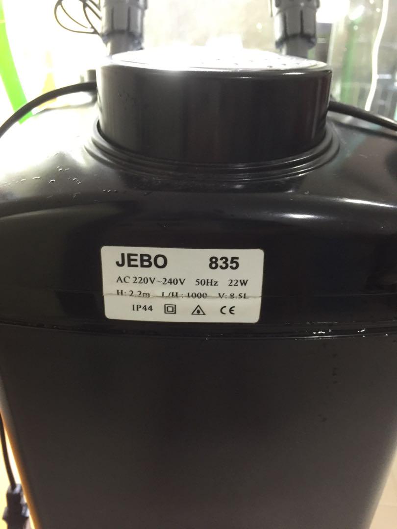 JEBO Canister Filter, Pet Supplies, Homes & Other Pet Accessories on ...