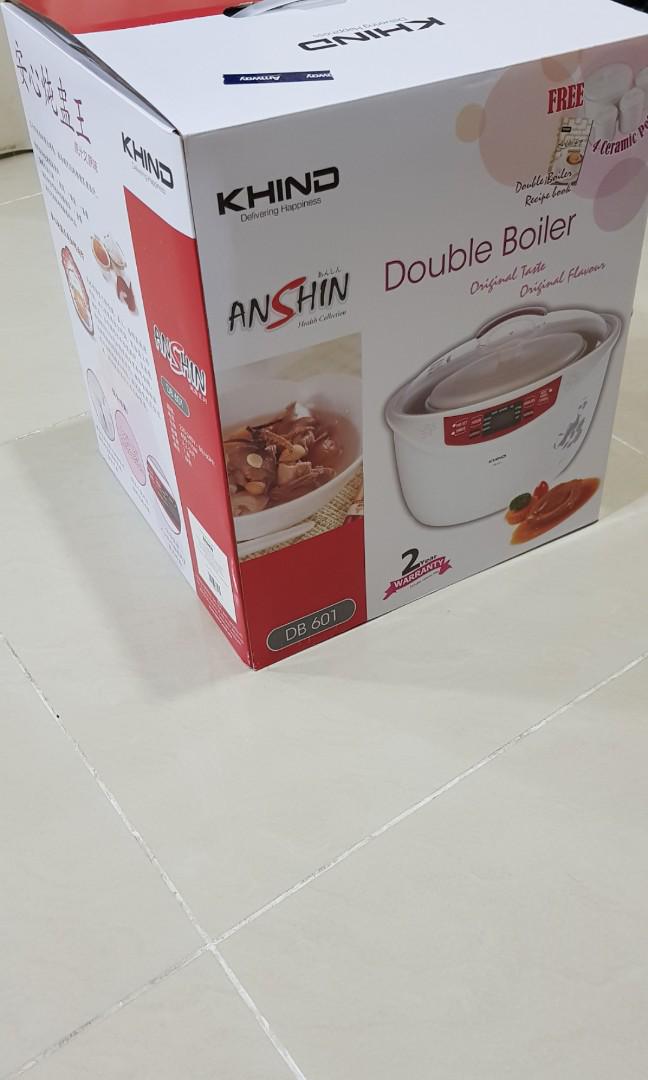 KHIND double boiler, TV & Home Appliances, Kitchen Appliances, BBQ