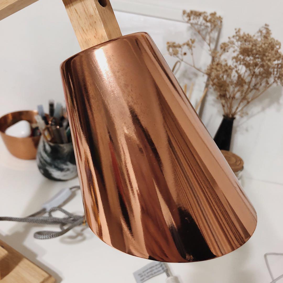 Rose gold lamp kmart sale