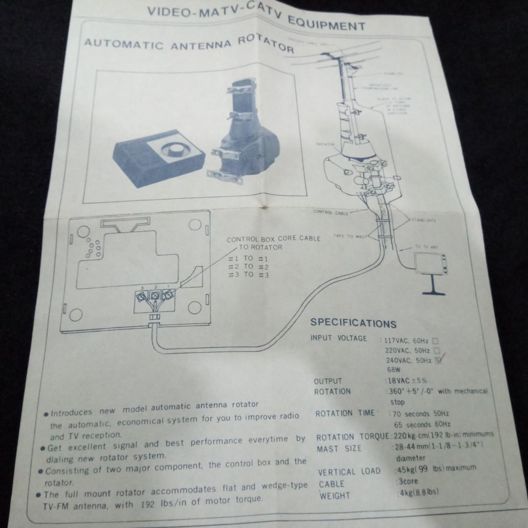 MAPLIN Automatic Antenna Rotator. New, never used, TV & Home Appliances