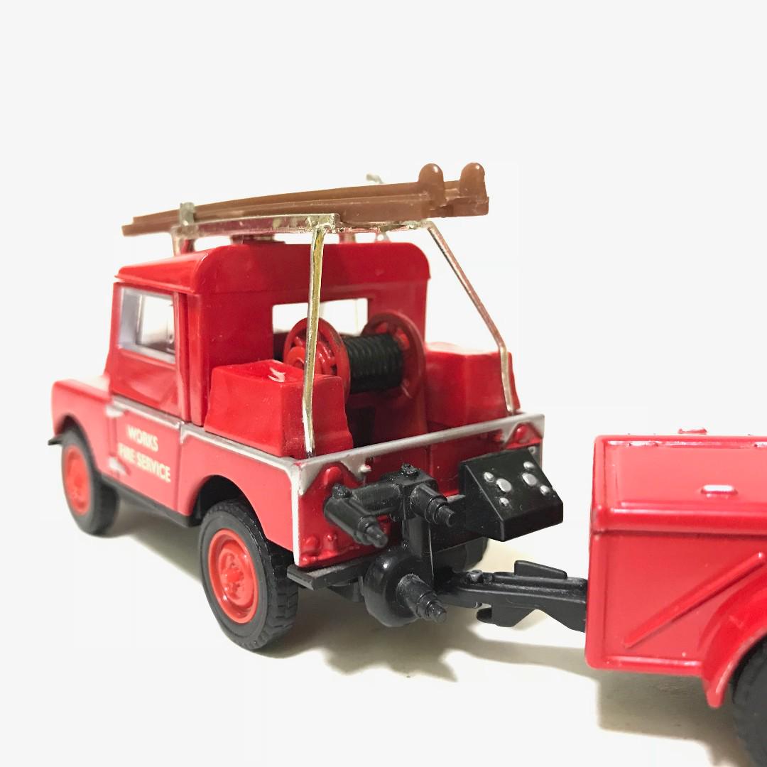 matchbox land rover fire truck