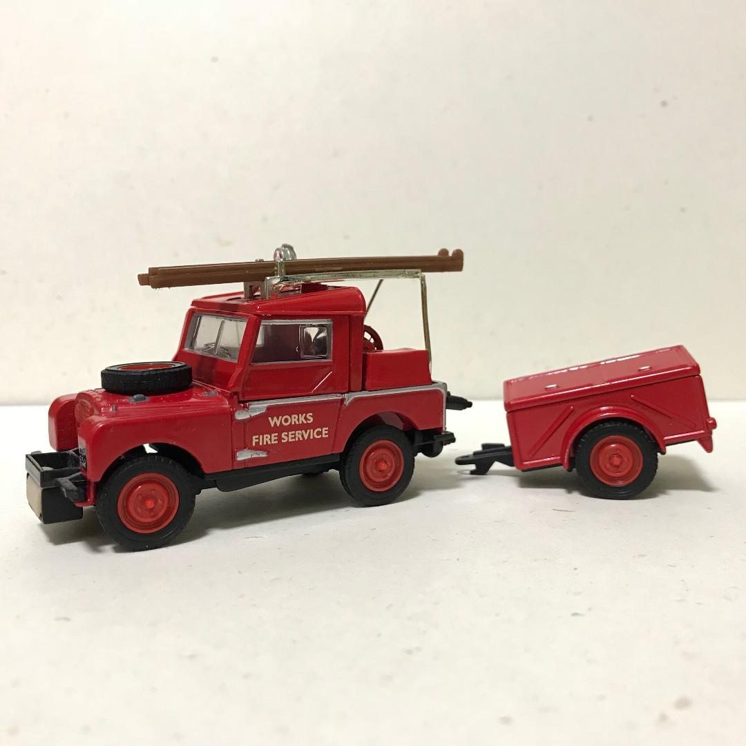 matchbox land rover fire truck