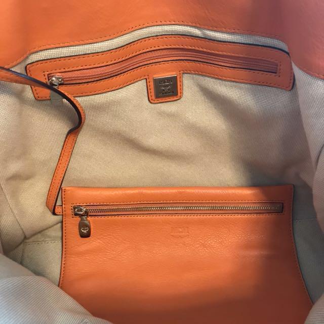 Mcm bag orange sale