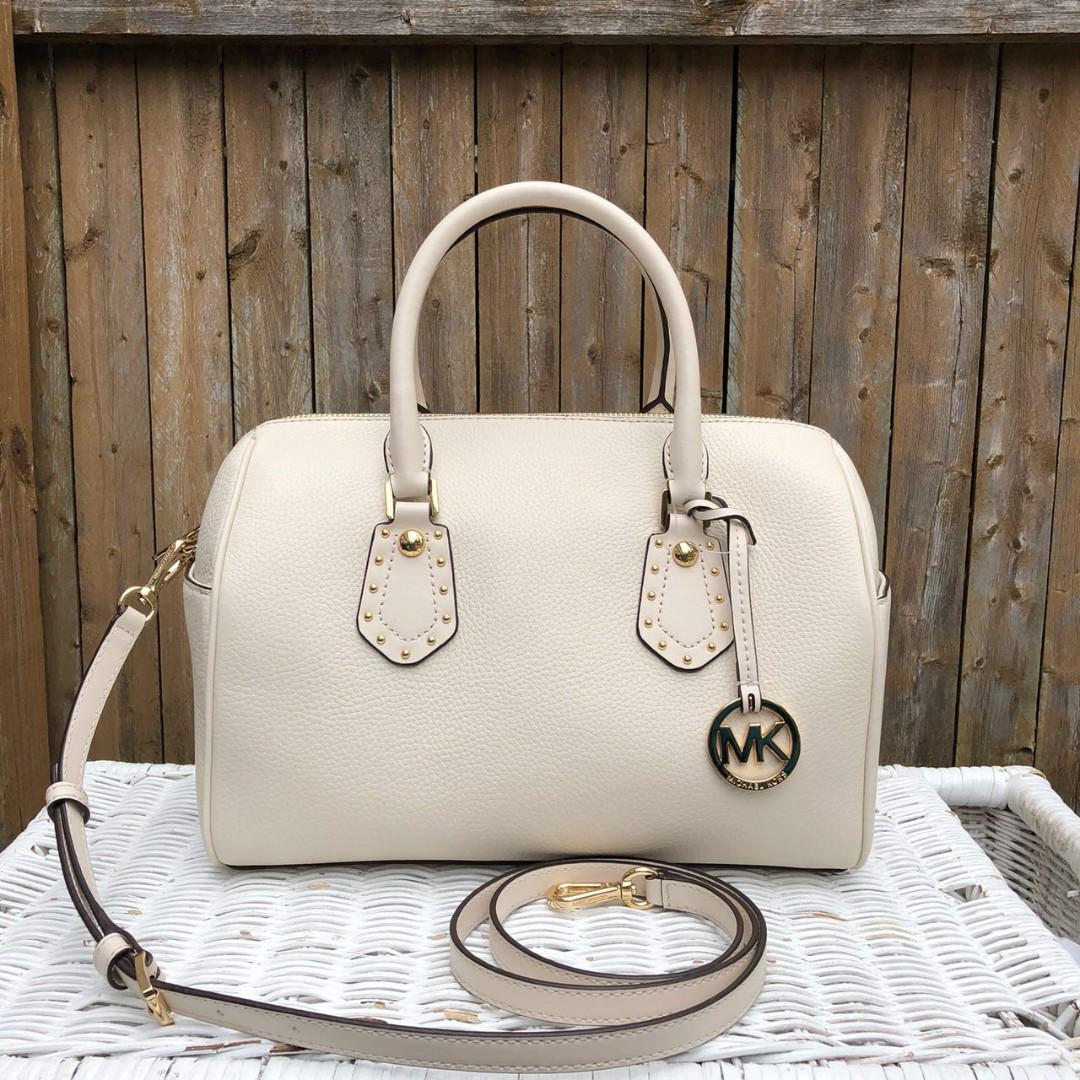 Michael kors aria medium satchel clearance