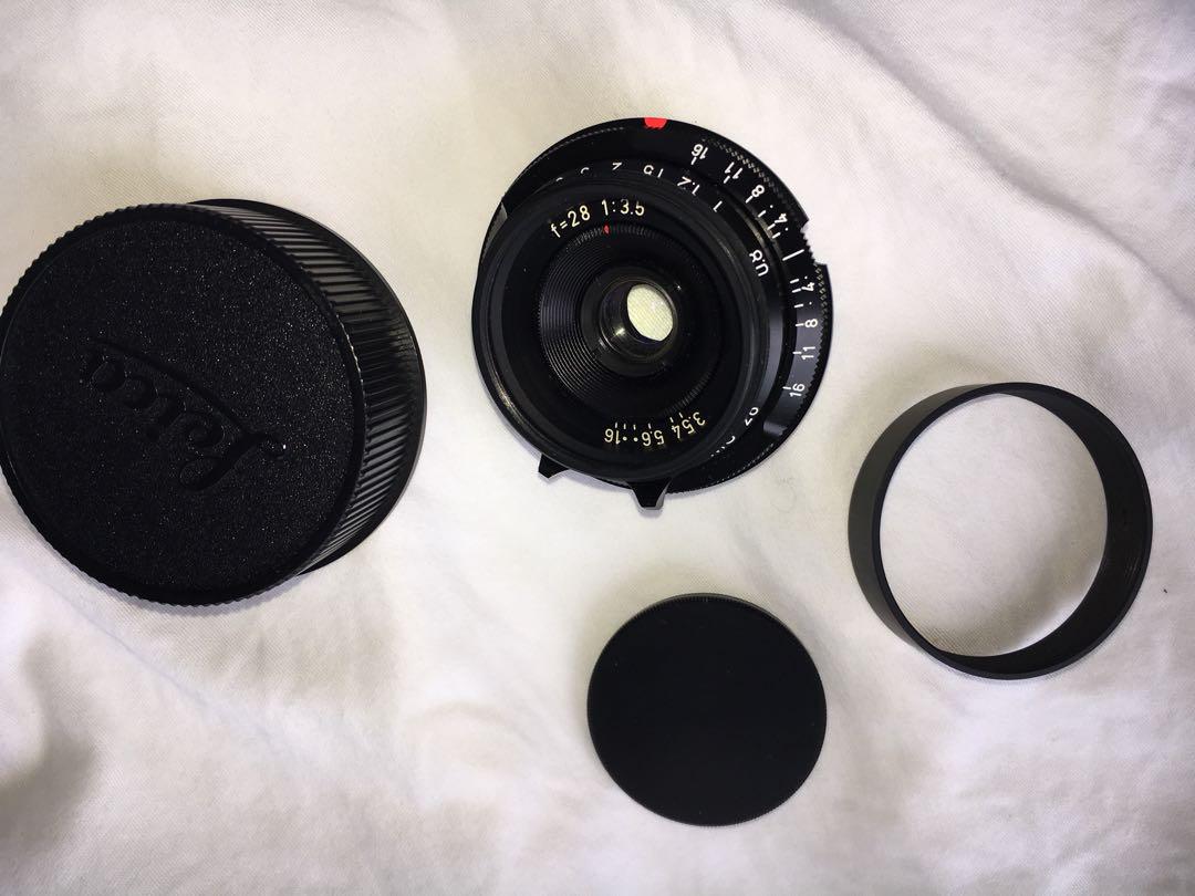 MS Optical Nikon 28 mm f3.5 lens conversion for Leica M mount