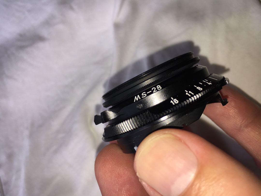 MS Optical Nikon 28 mm f3.5 lens conversion for Leica M mount