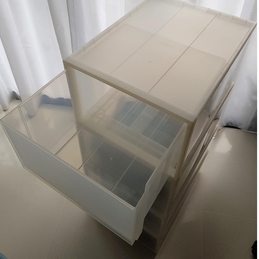 Muji Pp Storage Case 4x Large Furniture Shelves Drawers On
