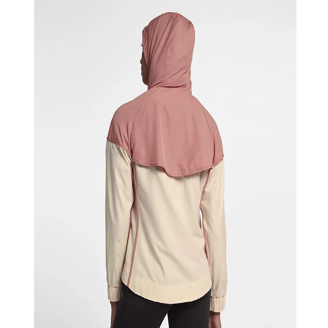 rust pink nike windbreaker