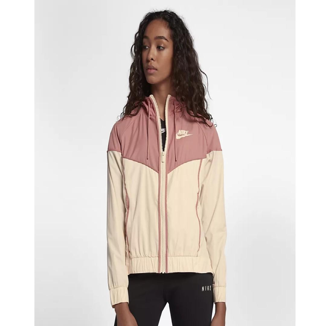 rust pink nike windbreaker