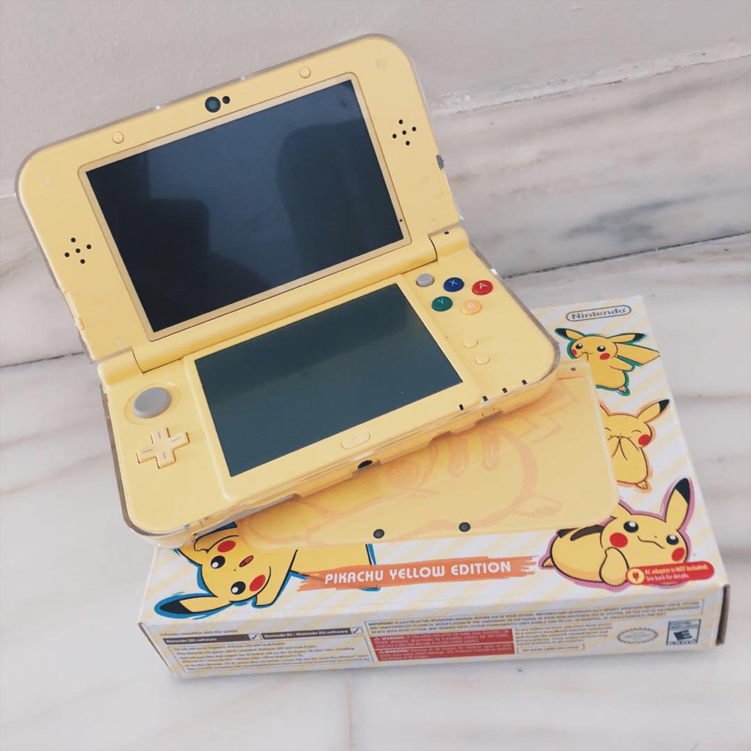 Nintendo 3ds Xl Pikachu Yellow Edition Toys Games Video Gaming Consoles On Carousell