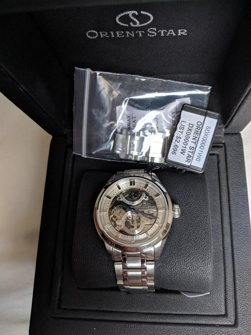 Orient star hot sale skeleton dx00001w