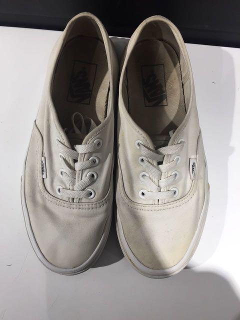 vans authentic true white original