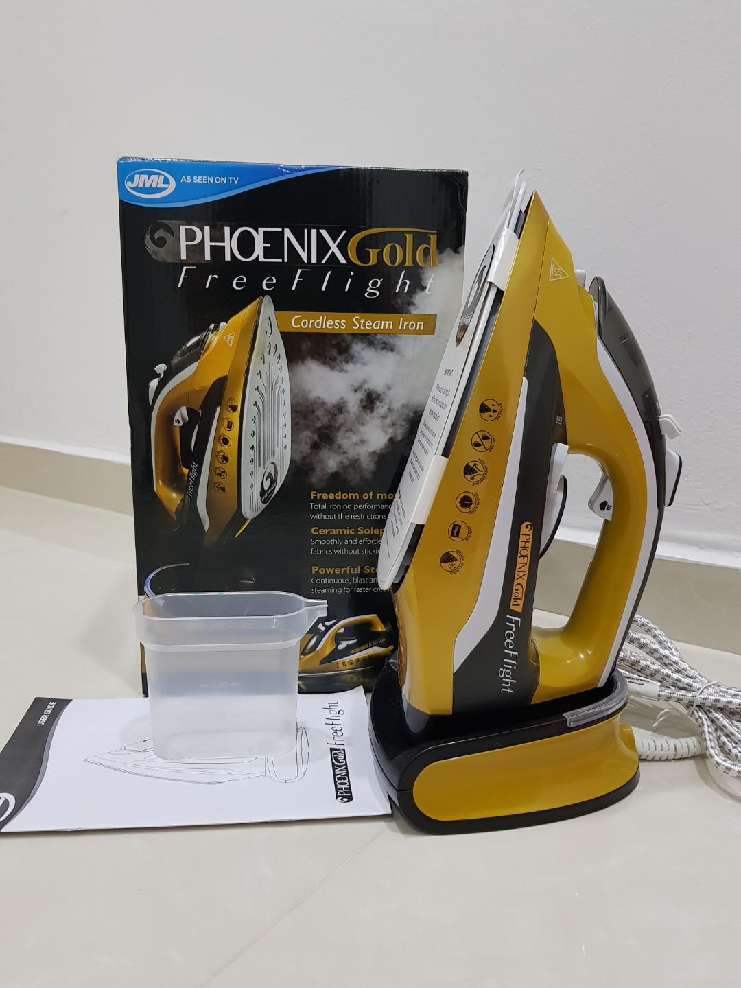 Phoenix gold freeflight store cordless steam iron