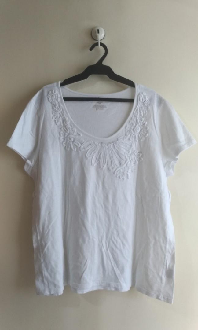 White stag plus size tops clearance