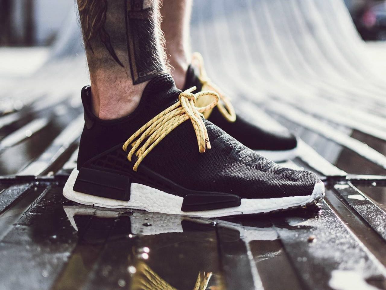 Rare Adidas PW Human Race NMD Black US 10.5 Men s Fashion Footwear Sneakers on Carousell