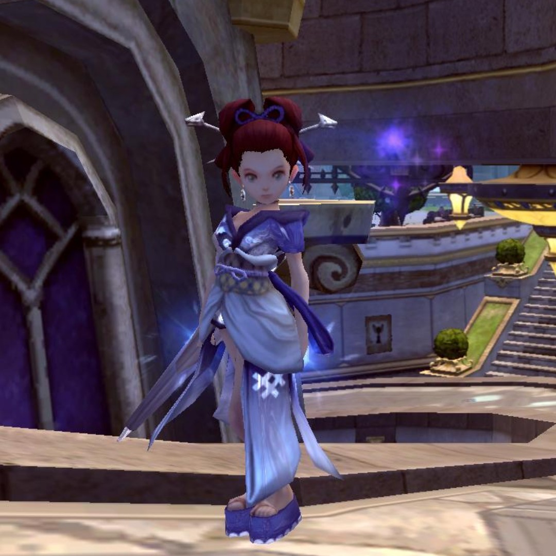 S> Dragon Nest SEA CASH COSTUME (Sorceress's Kimono Set), Video Gaming