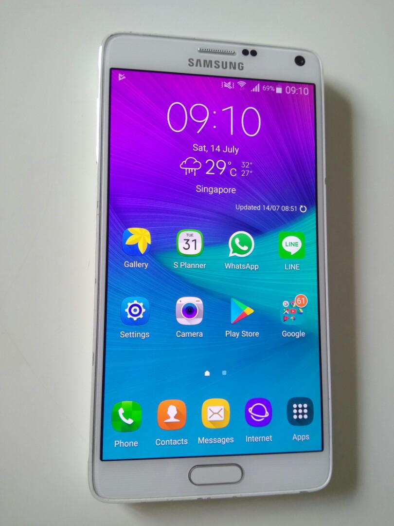 Samsung Galaxy Note 4 White Version Mobile Phones Gadgets Mobile Phones Android Phones Samsung On Carousell