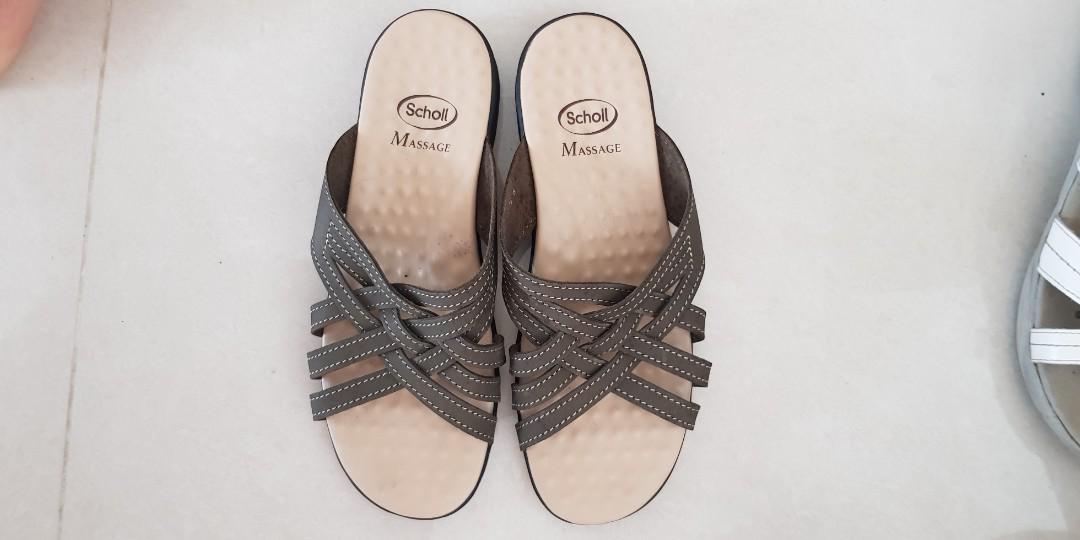 scholl massage sandals