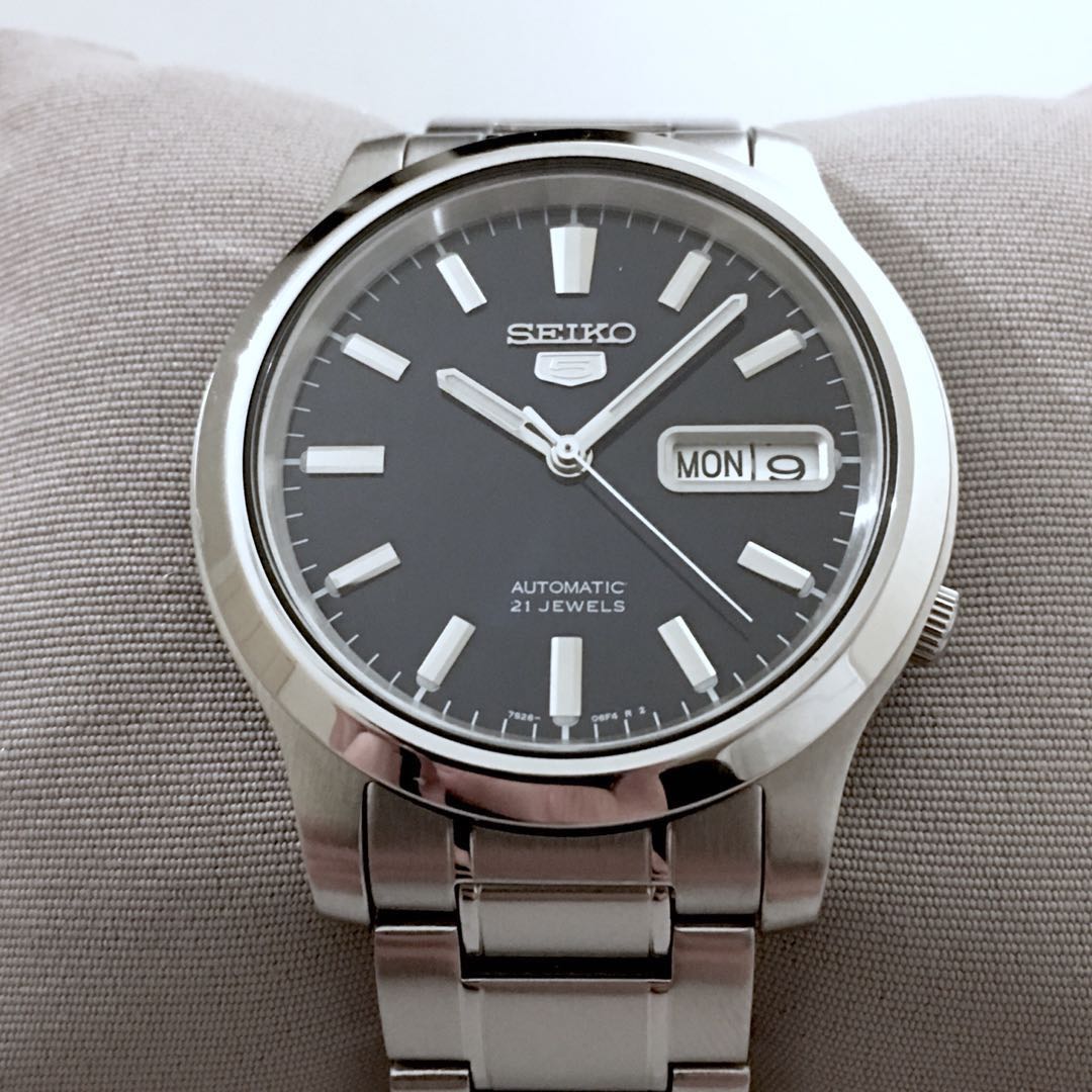 Seiko 5 Automatic Watch Snk793 Blue Dial Men S Fashion Watches On Carousell