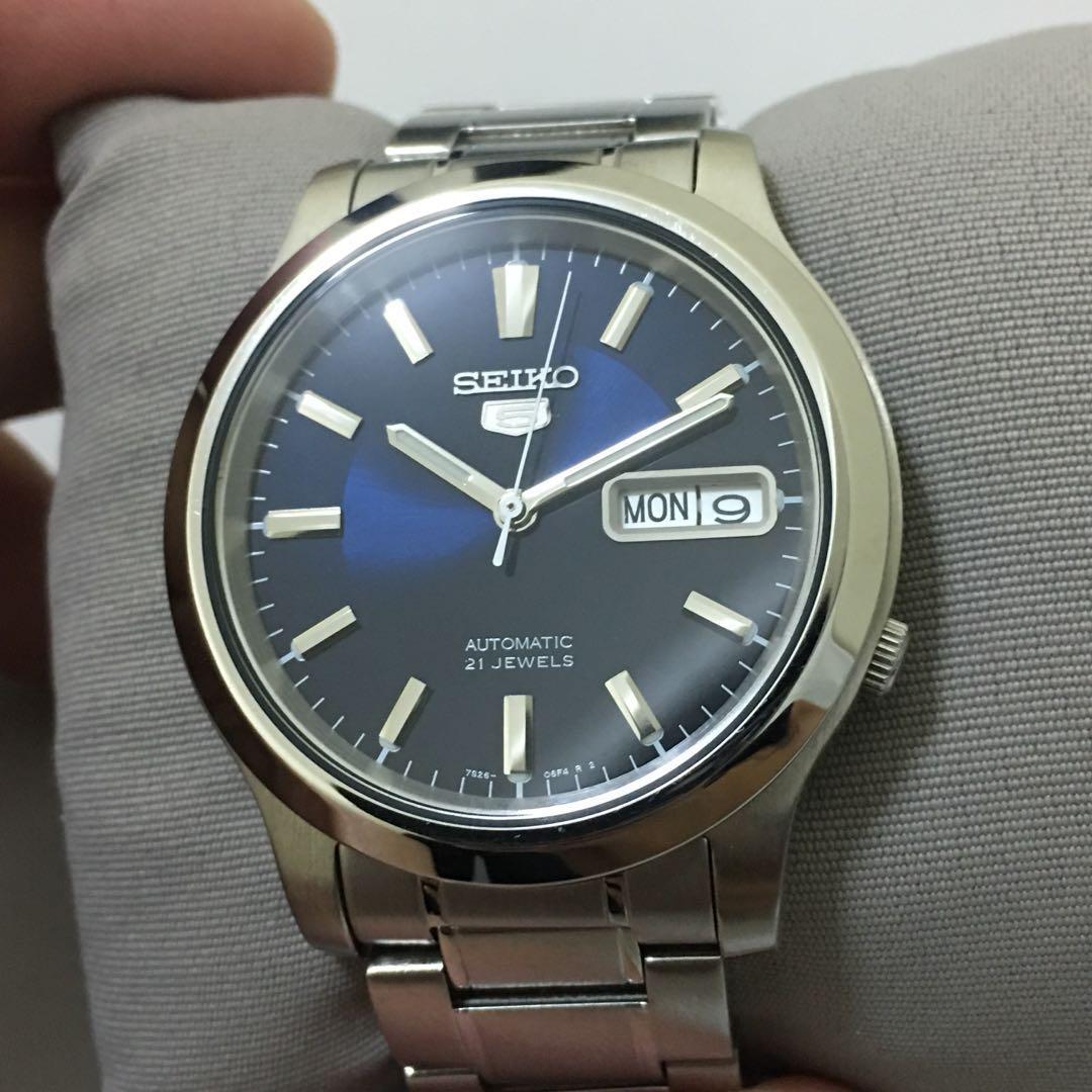Seiko 5 Automatic Watch SNK793 (Blue Dial), Men's Fashion, Watches ...