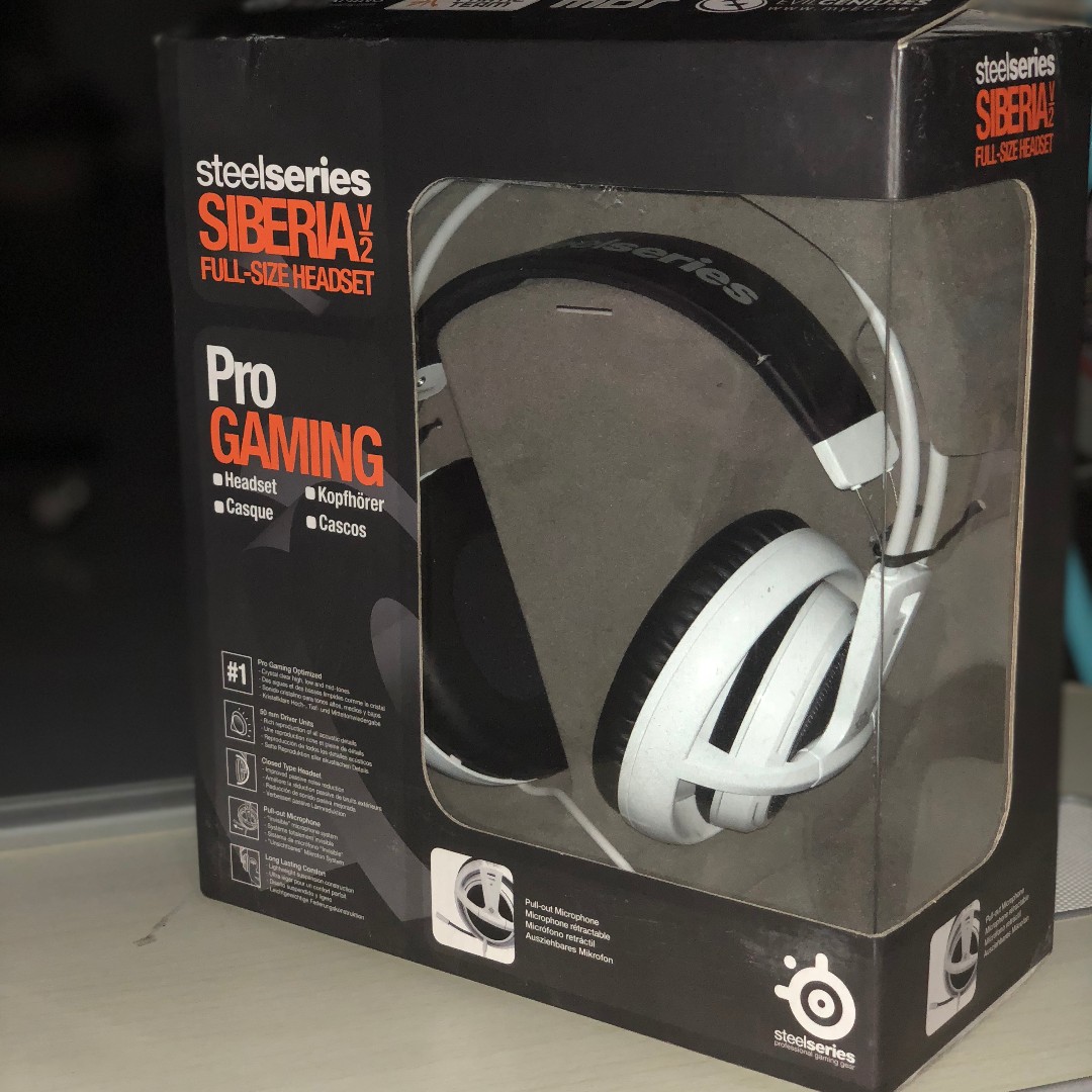 STEELSERIES SIBERIA V2 FULL-SIZE HEADSET (RETAIL PRICE: $119), Audio ...