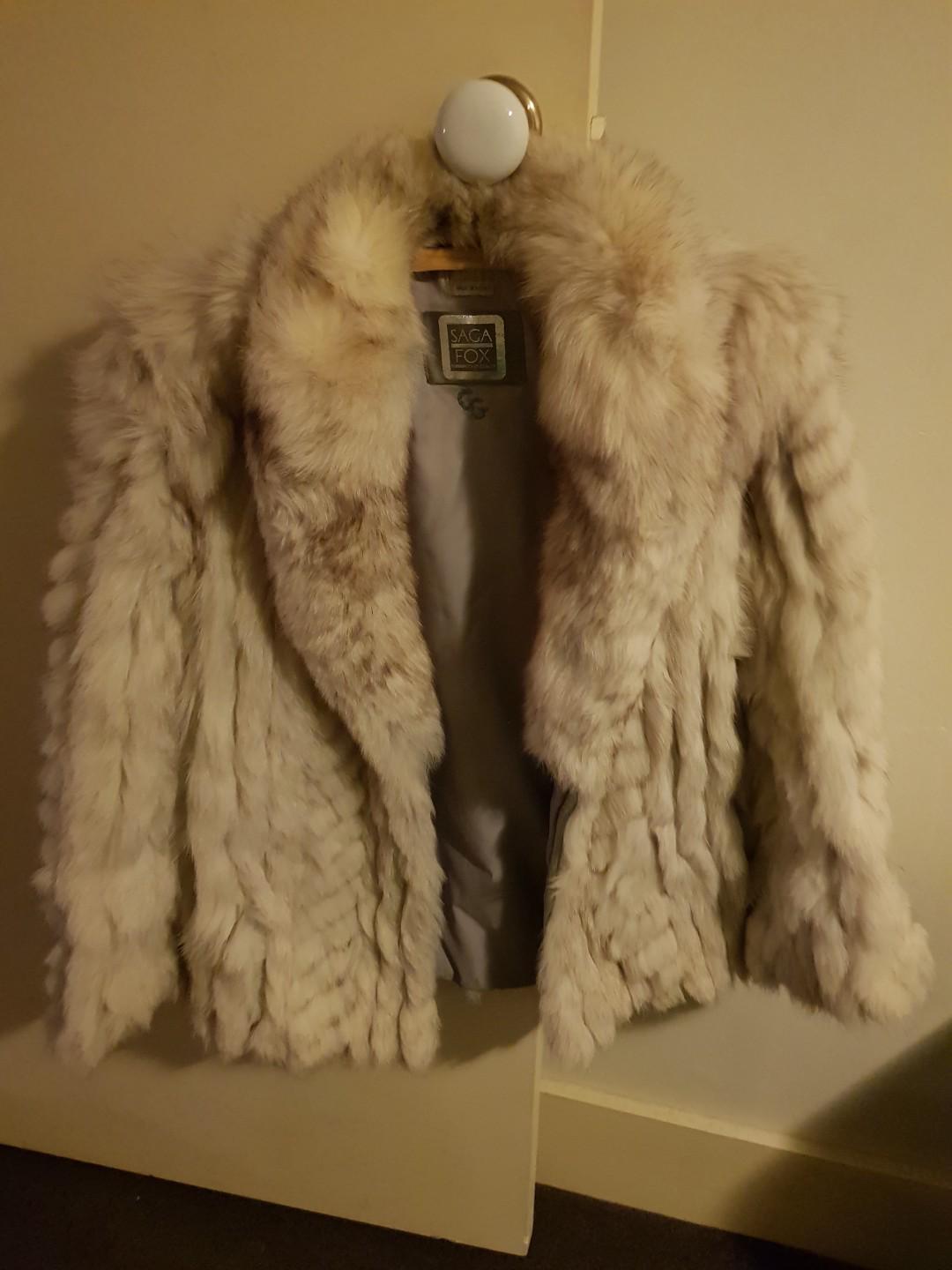 Vintage Arctic Fox Fur Coat Women S Fashion Clothes On Carousell