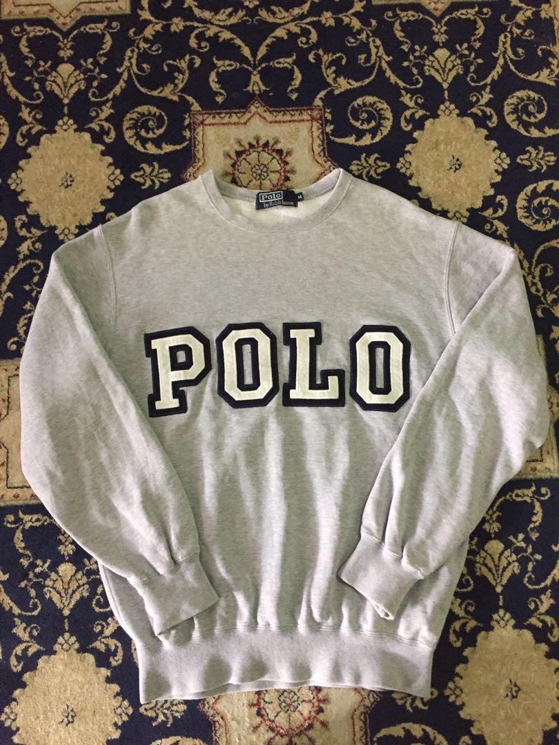 Polo spellout sweatshirt online