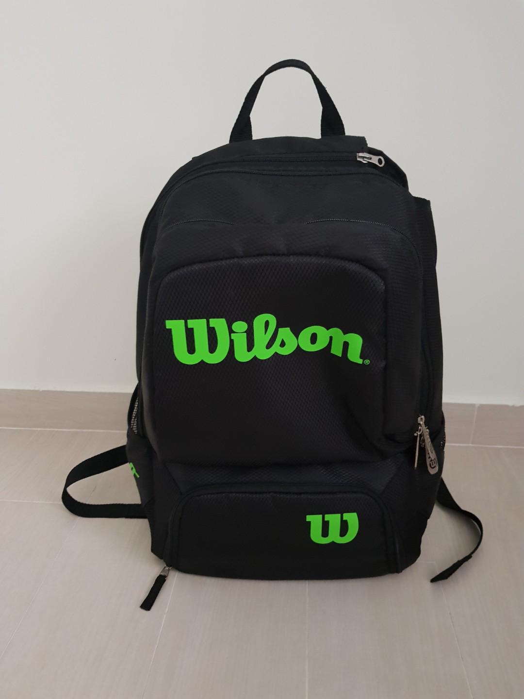 wilson tour backpack black