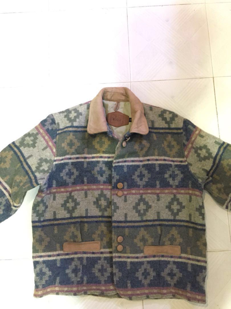 rrl indian blanket jacket