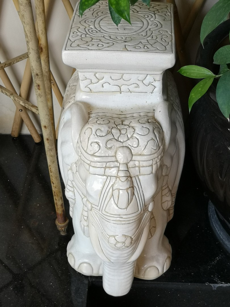Outdoor Elephant Pot Stand Furniture Others On Carousell