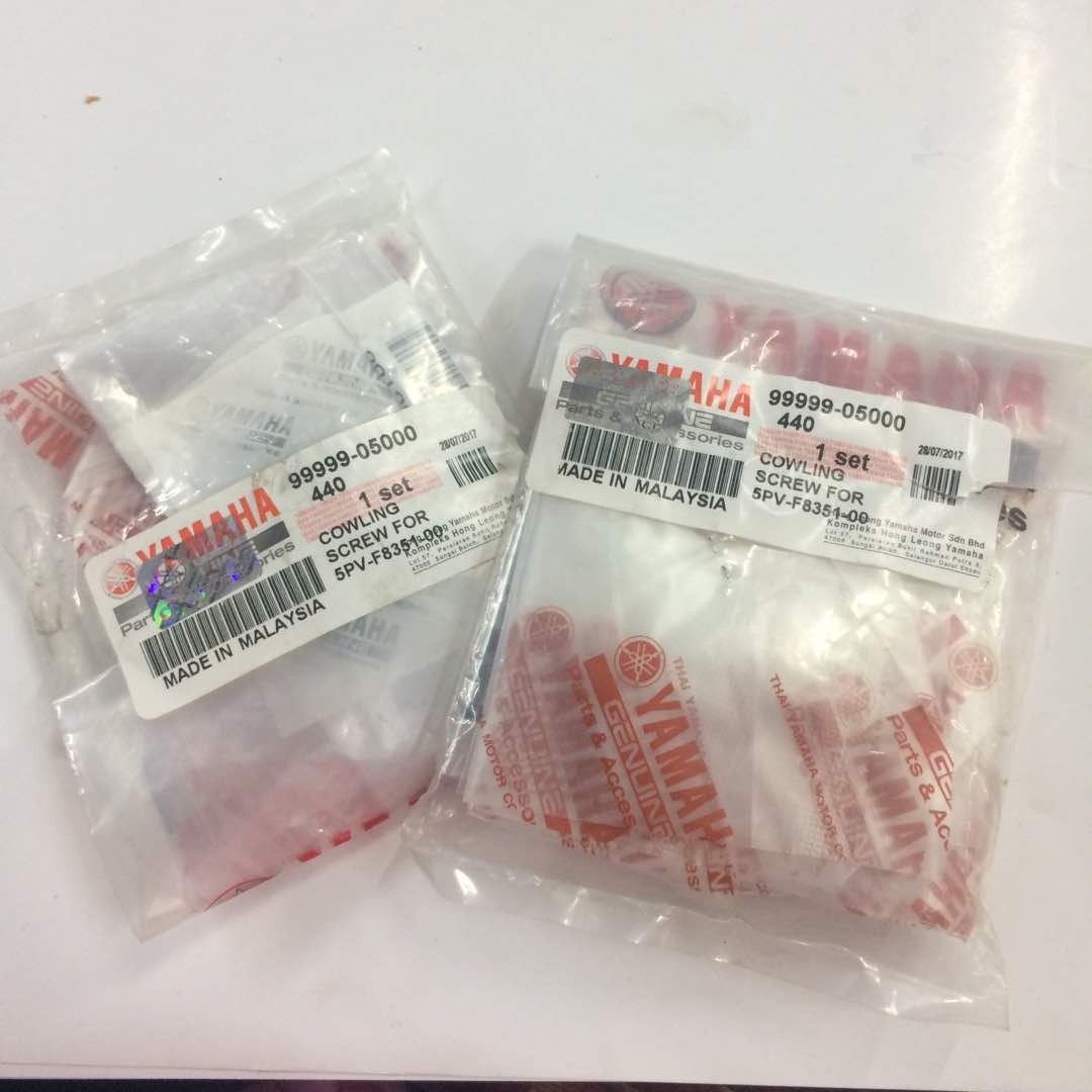 yamaha rxz skru original (cowling screw set), Auto Accessories on Carousell