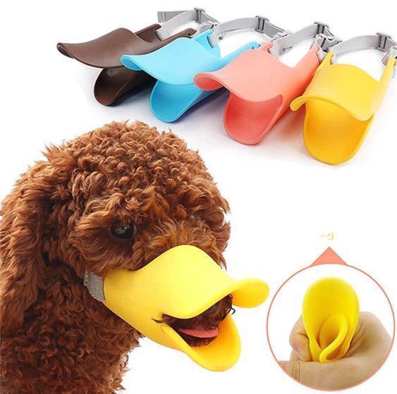 Yellow Duck Bill Dog Muzzle Pet Supplies Homes Other Pet Accessories on Carousell