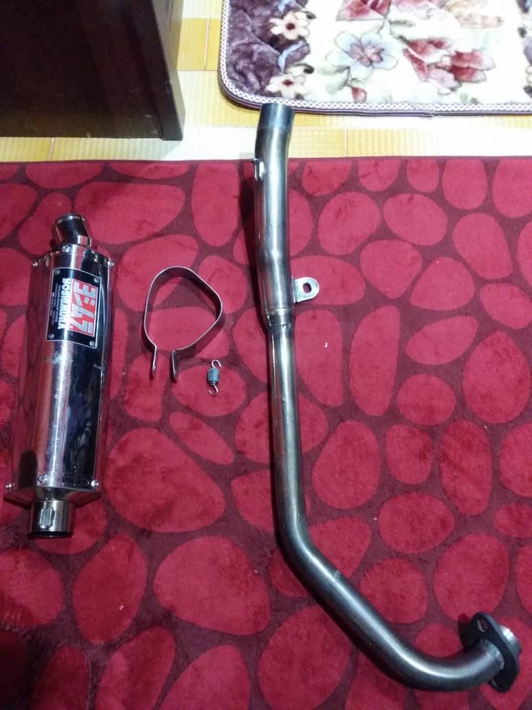 Yoshimura full exhaust system LC135, Motorcycles, Motorcycle