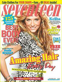 Seventeen mag Nov 2010 Kesha