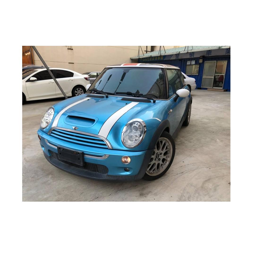 05年mini Cooper 水藍 0頭款 免保人 低利率 低月付fb搜尋 阿源嚴選二手車 中古車買賣 汽車 汽車出售在旋轉拍賣
