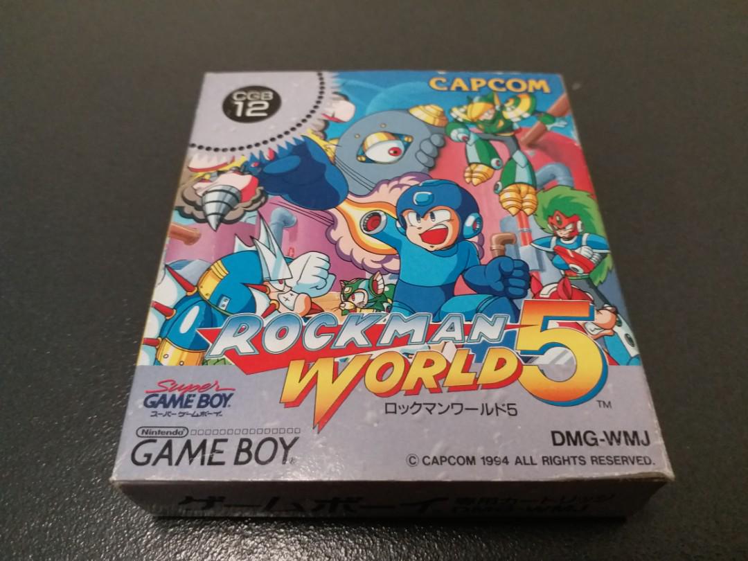 蝕本最後清貨絕版二手初日正版 任天堂nintendo Game Boy Gameboy Color Gbc 紅白機capcom 名作rockman World 洛克人收藏品 遊戲機 遊戲機遊戲 Carousell