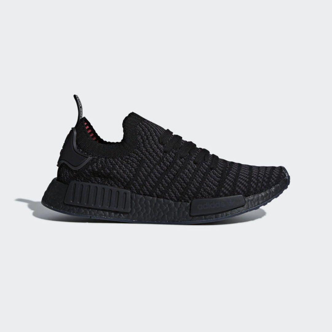 Red and black adidas nmd r1 hotsell