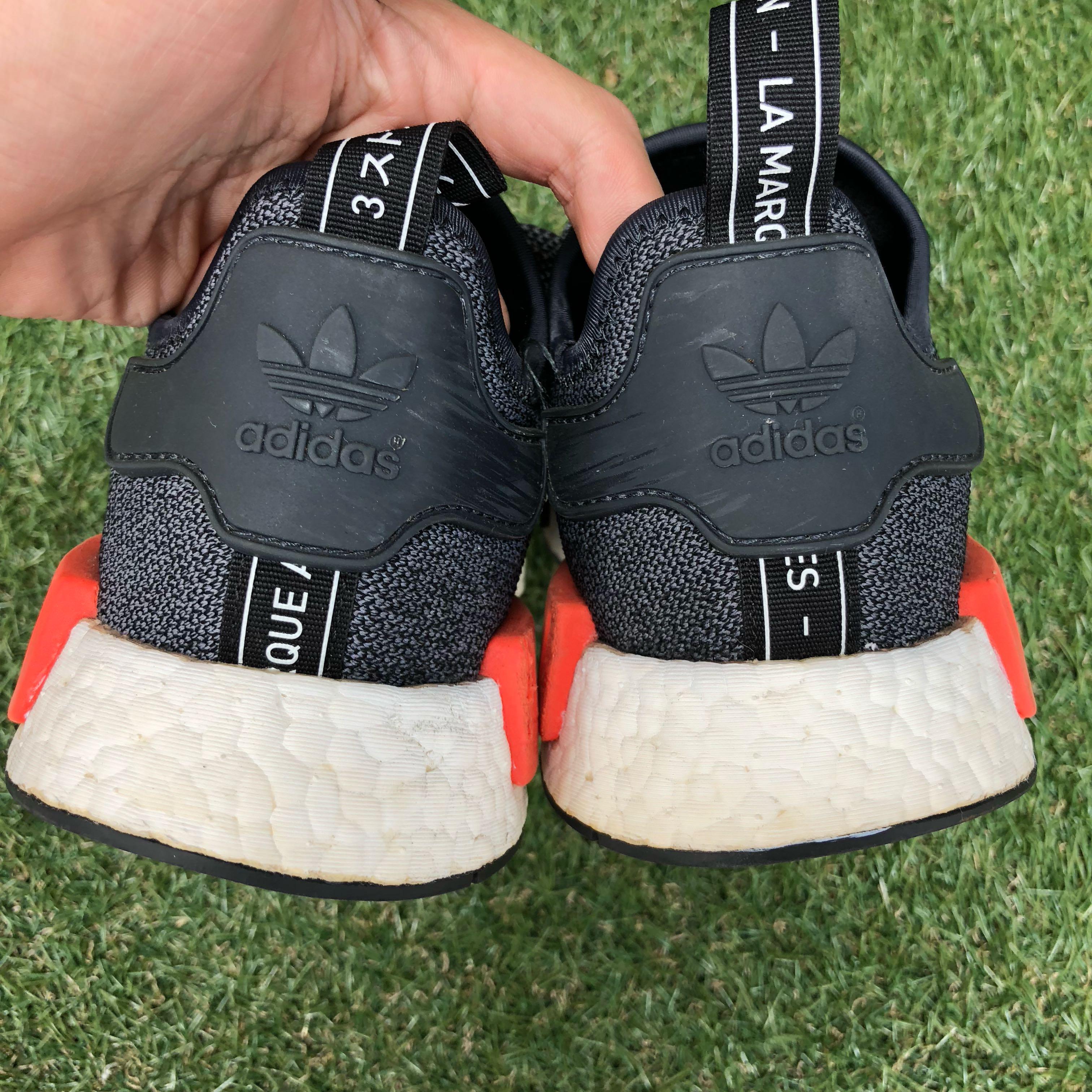 nmd grey orange