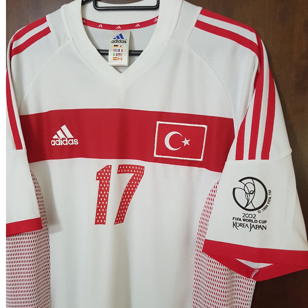 Adidas Turkey Authentic Jersey World Cup 2002 Sports Sports Apparel On Carousell
