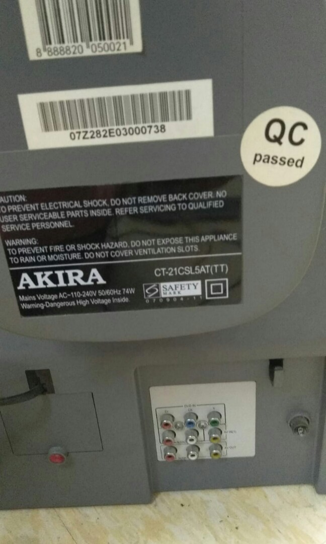 Akira tv, TV & Home Appliances, TV & Entertainment, TV Parts ...