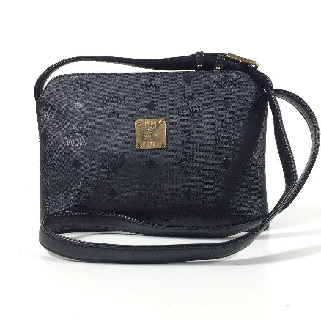 Mcm sling cheap bag black