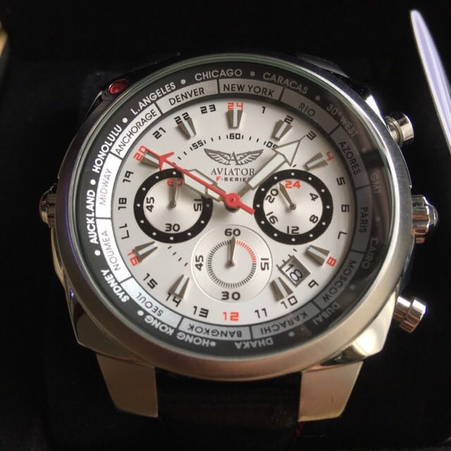 Aviator f series world time clearance