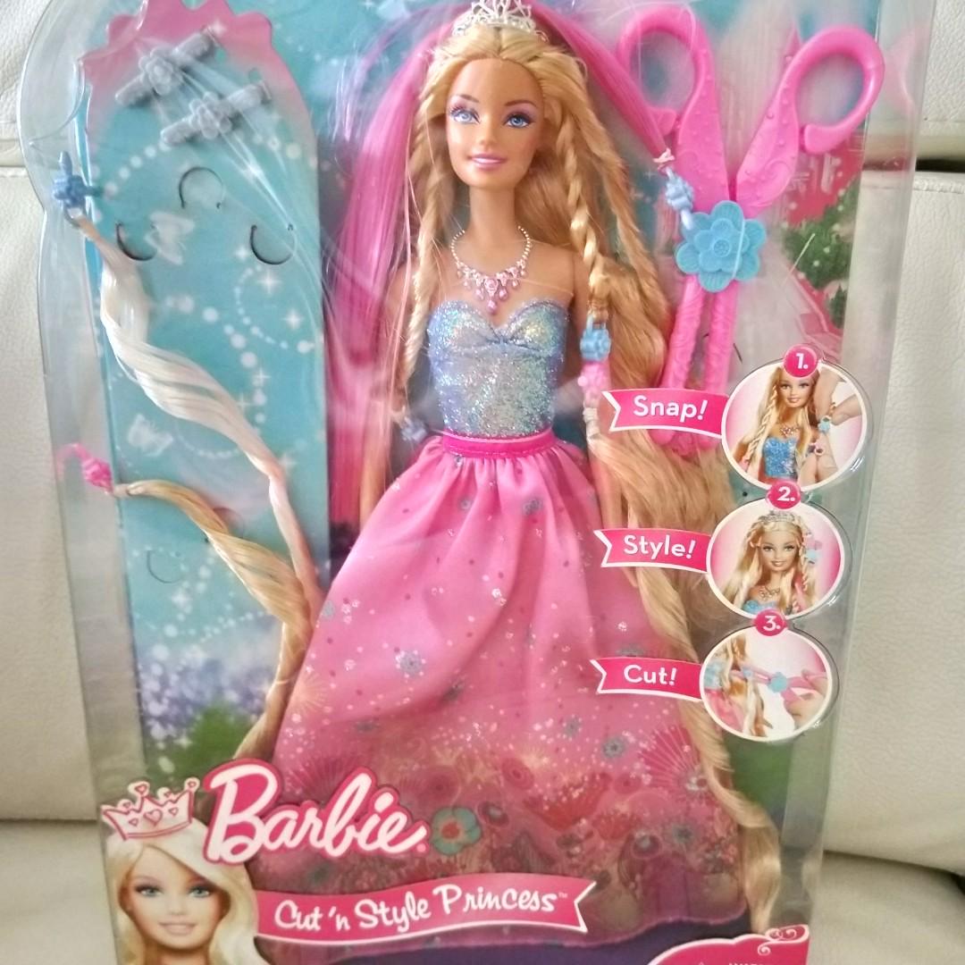 barbie cut n style princess