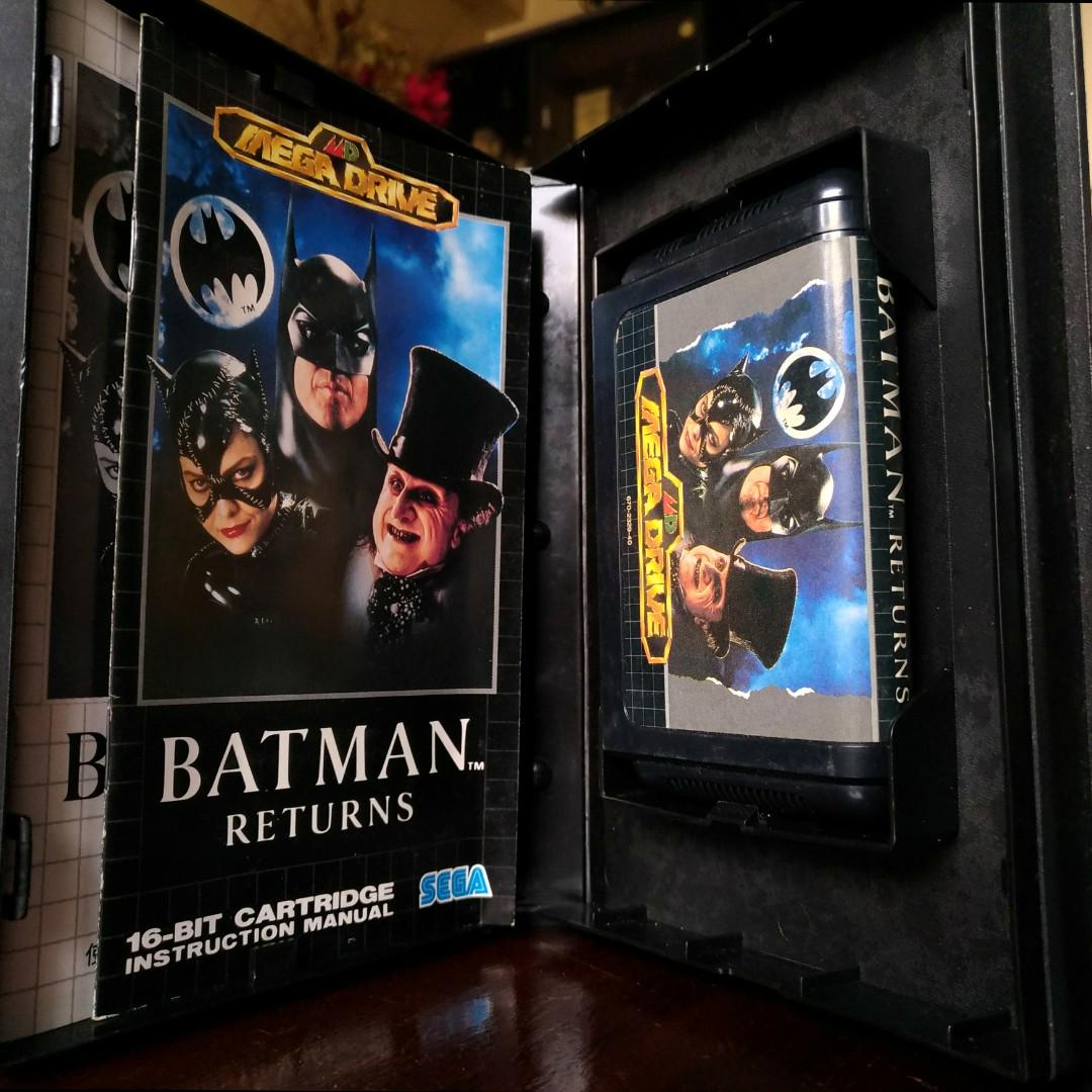 Batman Returns Sega Mega Drive Genesis 16Bit Action Platform Game, Hobbies & Toys, Toys