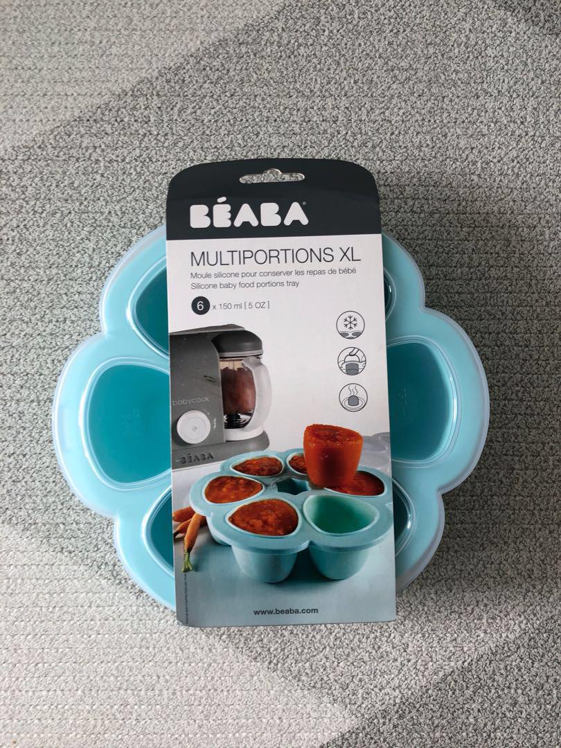 Beaba Multiportions Xl Silicone Baby Food Portions Tray Babies Kids Nursing Feeding Weaning Toddler Feeding On Carousell