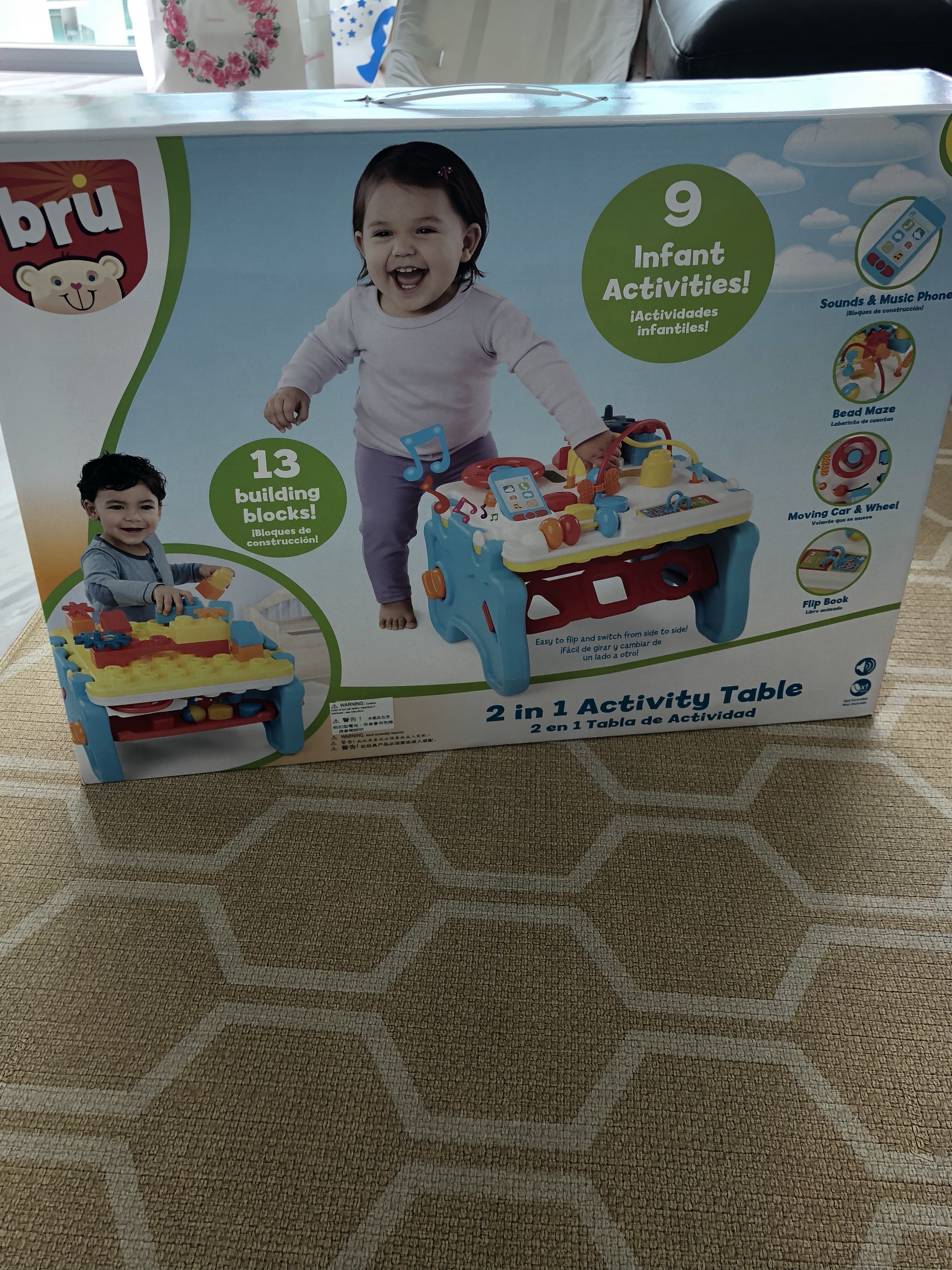 bru 2 in 1 activity table