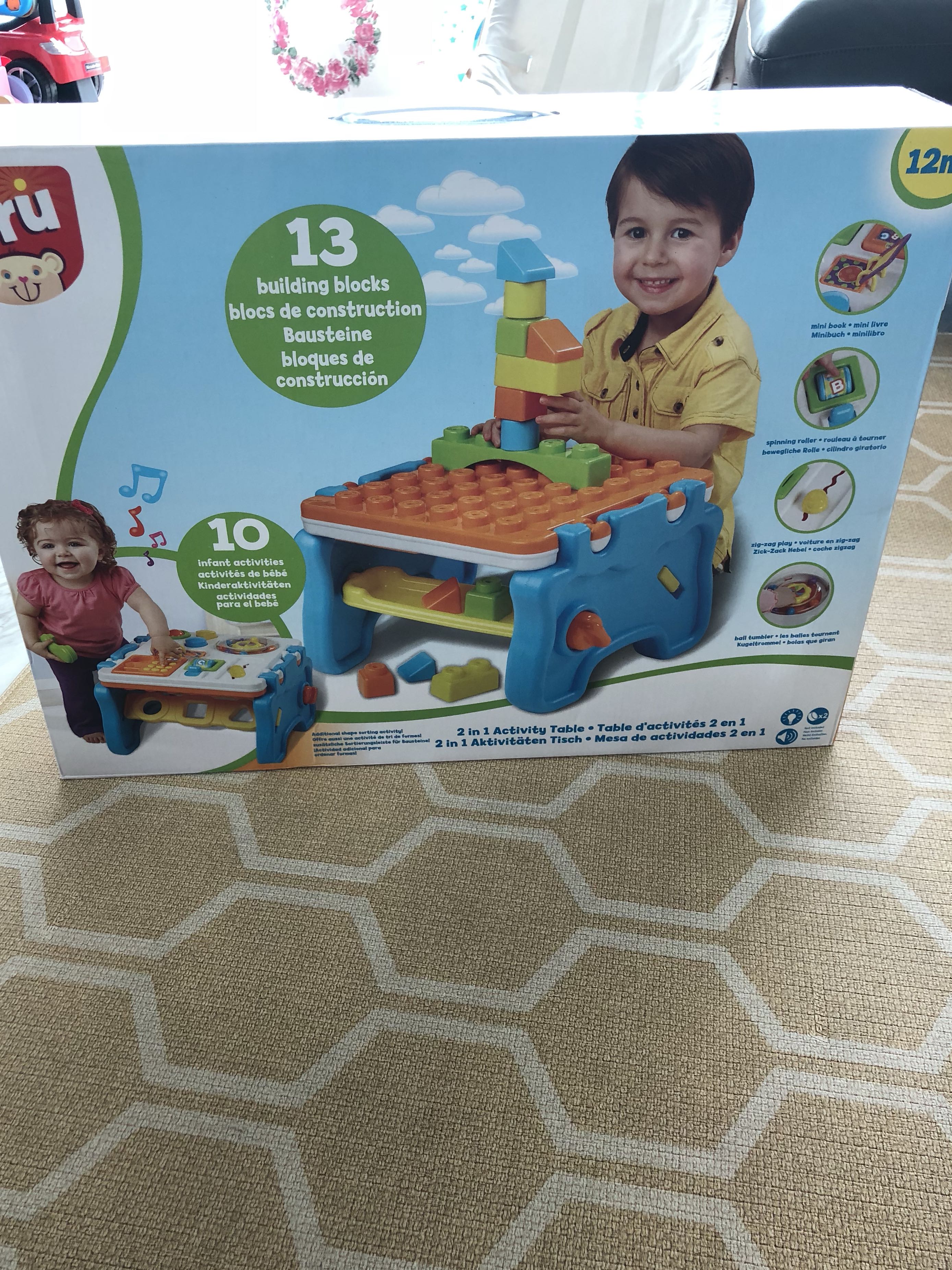 bru 2 in 1 activity table